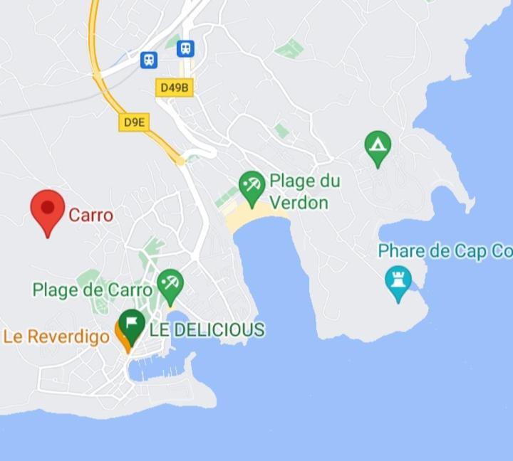 Bel Appartement Avec Terrasse - Plage De Carro A Pied Martigues Luaran gambar